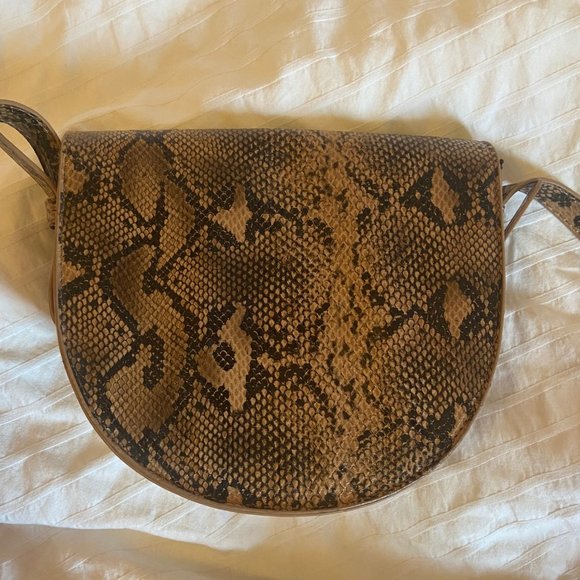 Urban Outfitters Snake Print Vegan Leather Crossbody Bag - Picture 5 of 5